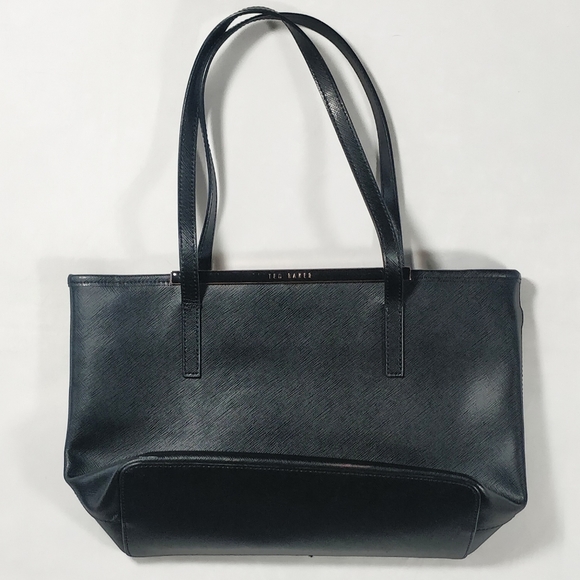 Ted Baker London Handbags - Ted Baker Ammber Black Leather Bag